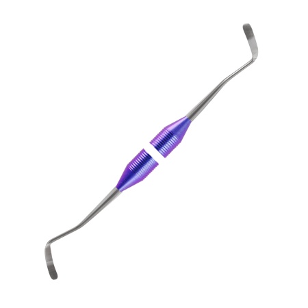 03-15 Гладилка мини двусторонняя изогнутая